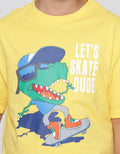 Aerp Dino Skate Kaos Anak Laki-laki