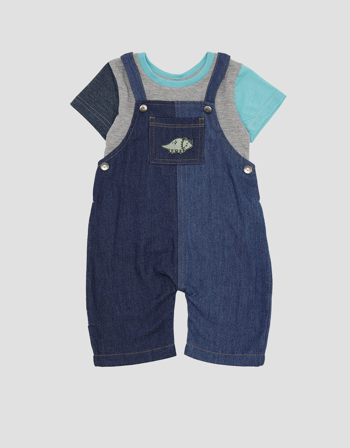 Pipiniko Overall Denim Anak Laki-laki