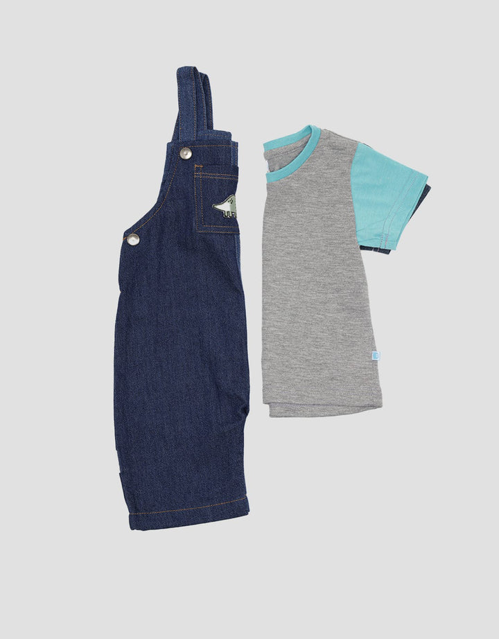 Pipiniko Overall Denim Anak Laki-laki