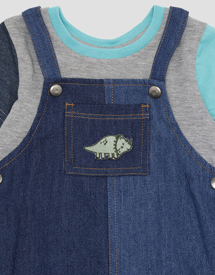 Pipiniko Overall Denim Anak Laki-laki