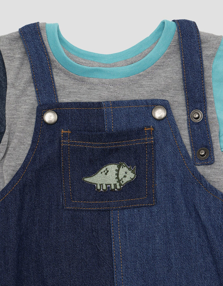 Pipiniko Overall Denim Anak Laki-laki