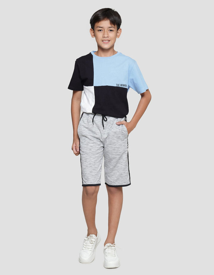 Nevada Sport Melange With Side Tape Boys Shorts