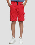 Nevada Sport Double Knit Cargo Nylon Celana Pendek Anak Laki-Laki