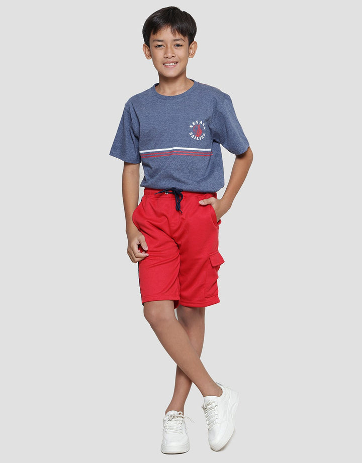 Nevada Sport Double Knit Cargo Nylon Celana Pendek Anak Laki-Laki