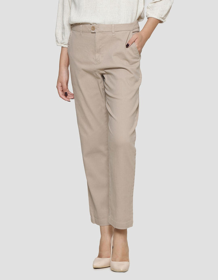St. Yves Twill Ankle Celana Panjang Wanita