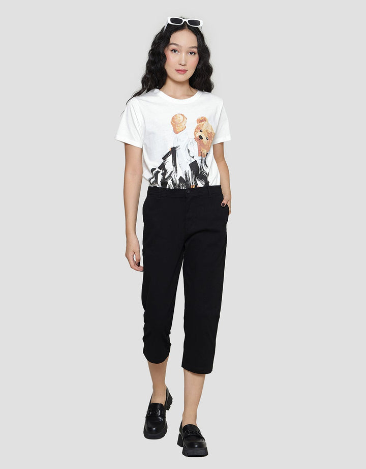 St. Yves Twill Capri Celana Panjang Wanita