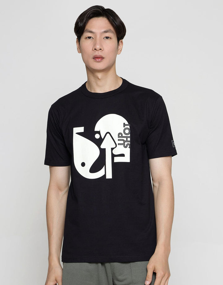 T Zoe Center Logo Casual Men's T-Shirt