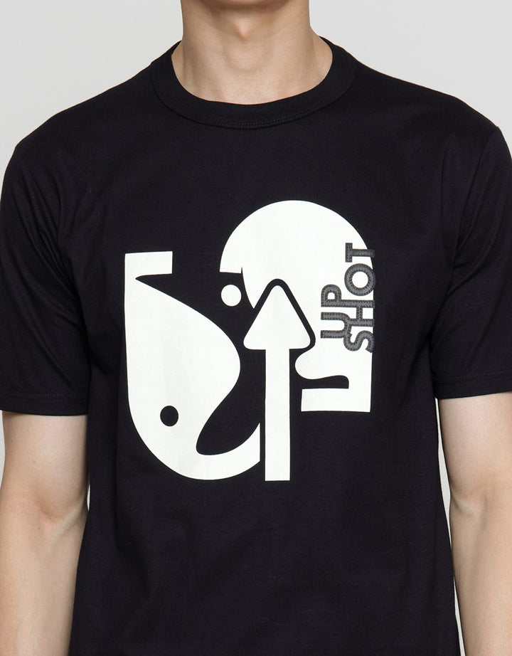 T Zoe Center Logo Casual Men's T-Shirt
