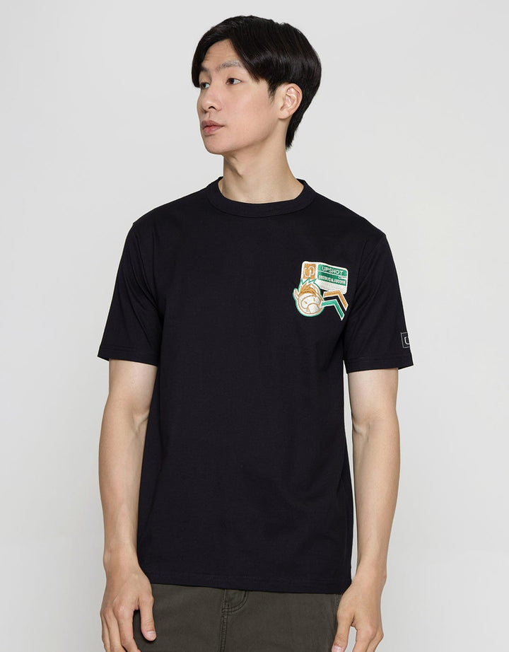 T Zone Short Sleeve T-Shirt Upshot - Print Flannel Embro