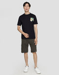 T Zone Short Sleeve T-Shirt Upshot - Print Flannel Embro