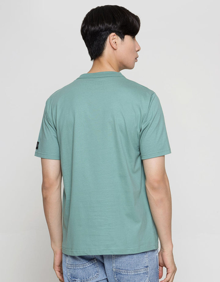 T Zone Rubber Flannel Casual Men's T-Shirt