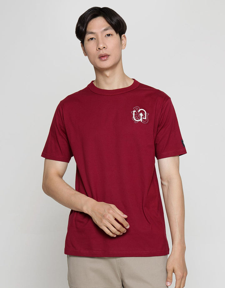 T Zone Short Sleeve T-Shirt Upshot - Print Rubber And Flannel Embro