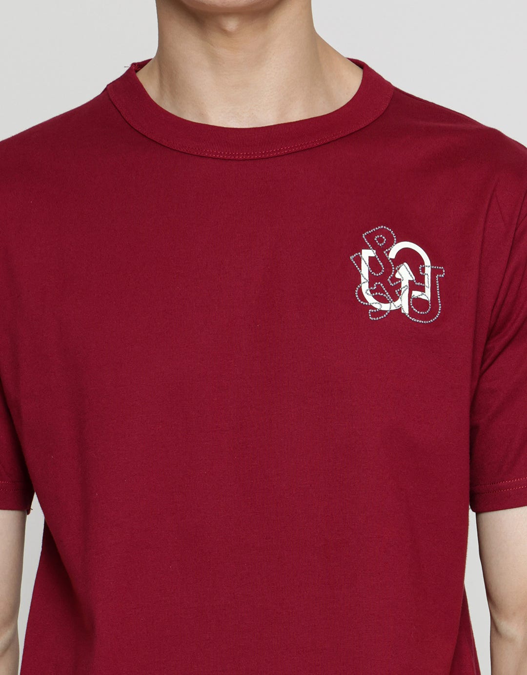T Zone Short Sleeve T-Shirt Upshot - Print Rubber And Flannel Embro