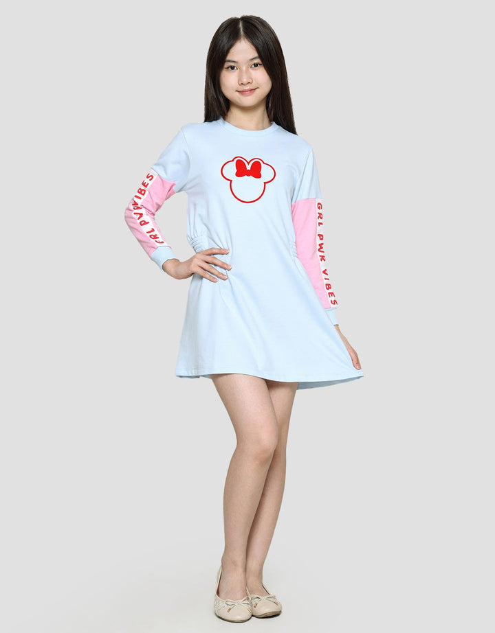 Disney Flocking Minnie Midi Anak Perempuan Naka Perempuan