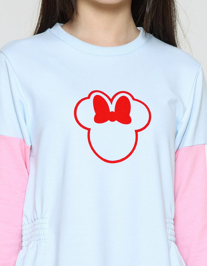 Disney Flocking Minnie Midi Anak Perempuan Naka Perempuan