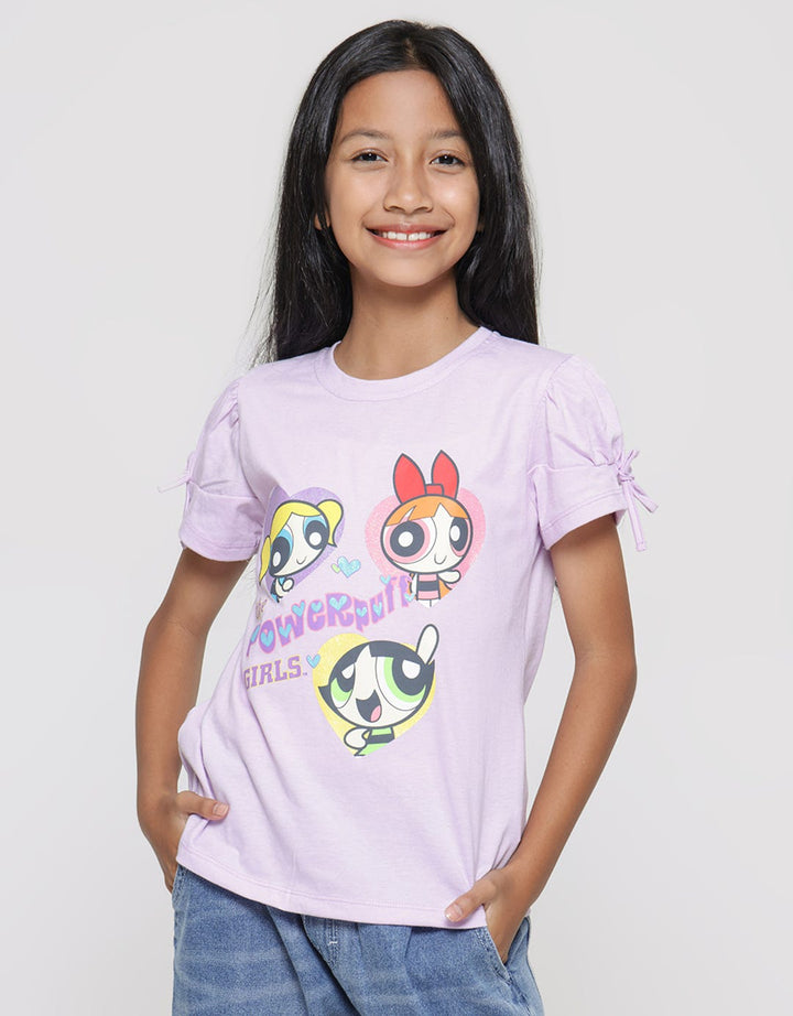 Character Powerpuff Girls Girls Ruffle Sleeve T-shirt