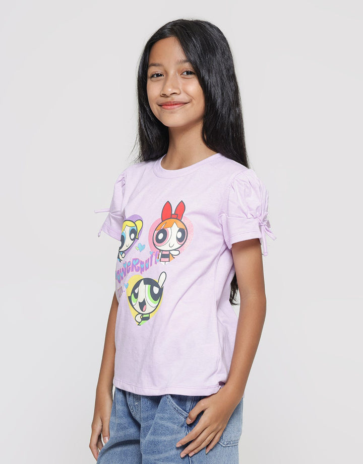 Character Powerpuff Girls Girls Ruffle Sleeve T-shirt
