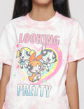 Character Powerpuff Girls Top Tiedye Kaos Anak Perempuan