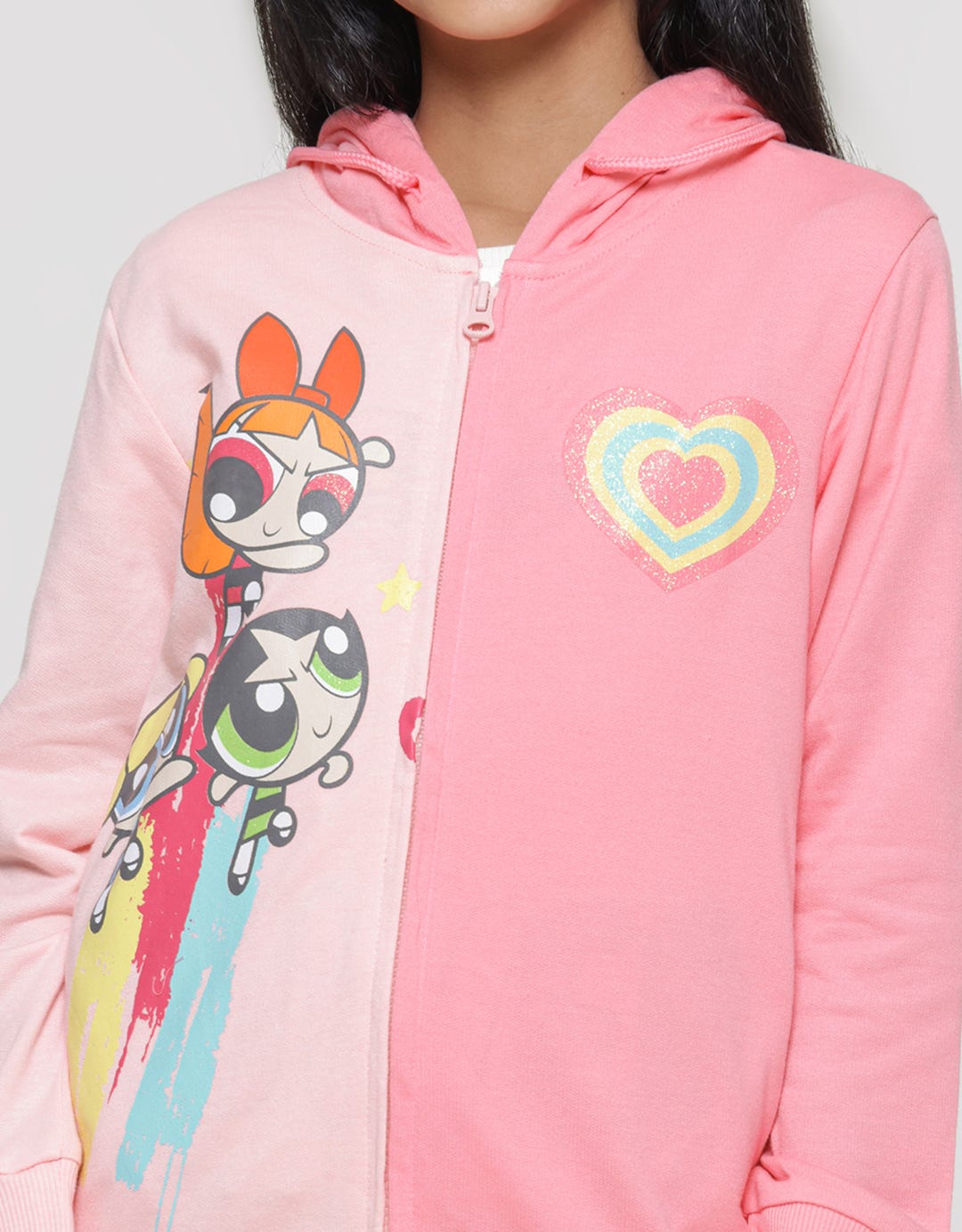 Powerpuff Girls Character Girls Hoodie Jacket