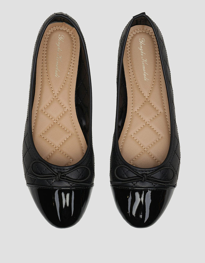 Yongki Komaladi Stitching Ribbon Sepatu Balerina Wanita