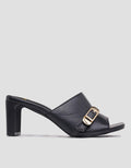 Yongki Komaladi Big Strap Buckle Sandal Heels Wanita