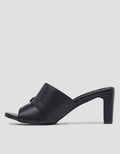 Yongki Komaladi Big Strap Buckle Sandal Heels Wanita