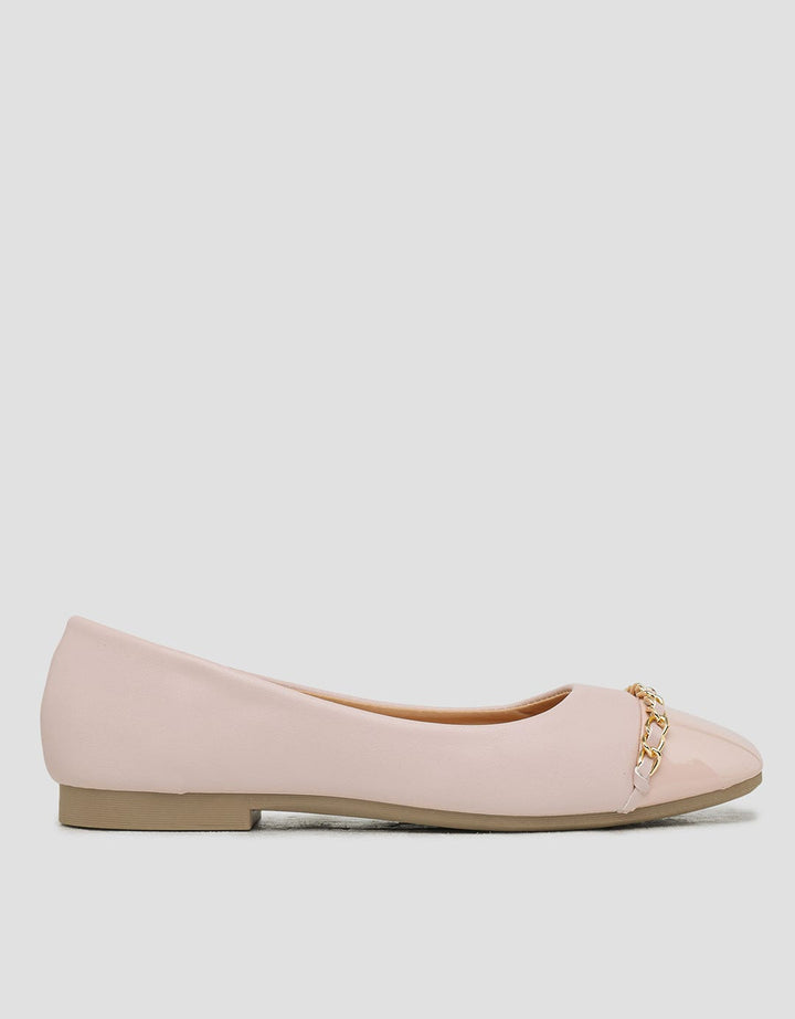 Yongki Komaladi Chain Strap Sepatu Balerina Wanita