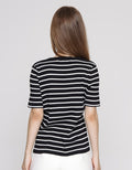Connexion Scallop Neck Kaos Wanita