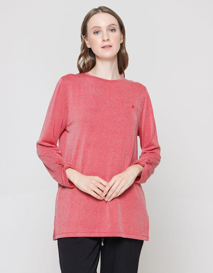 Connexion Sabrina Kantong Bobok Kaos Lengan Panjang Wanita