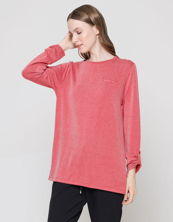 Connexion Sabrina Kantong Bobok Kaos Lengan Panjang Wanita