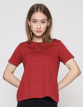 Connexion Rib Cotton Kaos Casual Wanita