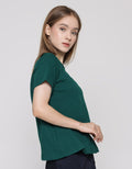 Connexion Rib Cotton Kaos Casual Wanita