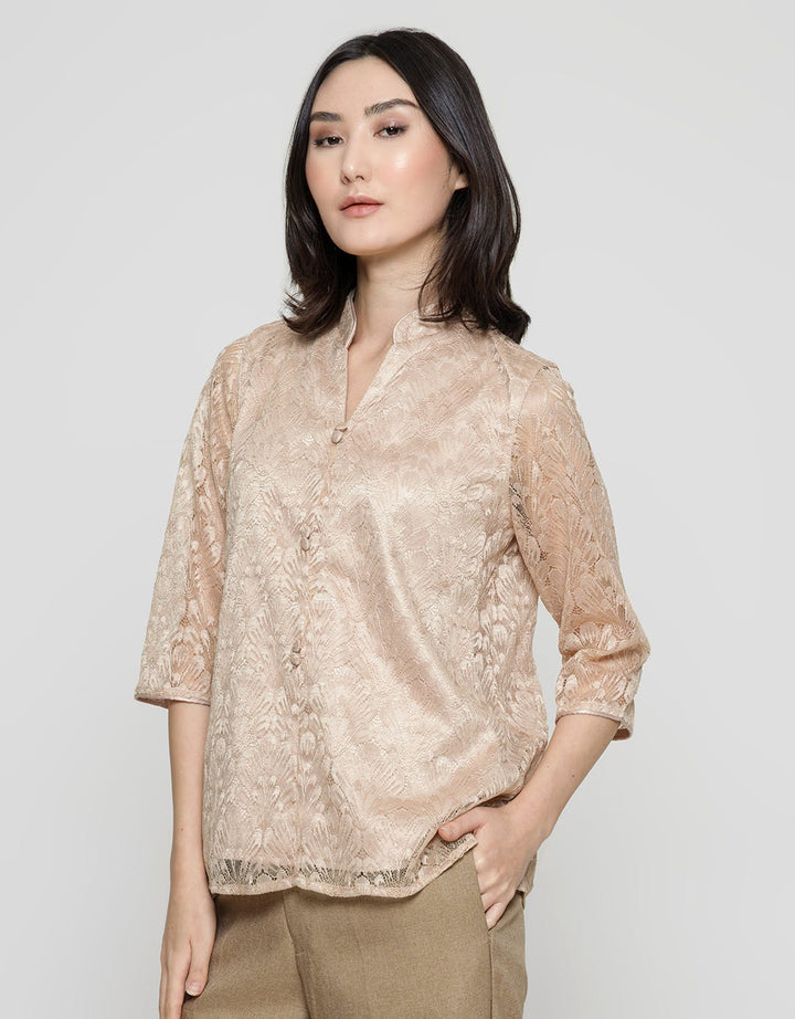 St. Yves Cheongsam Lace Blouse Wanita