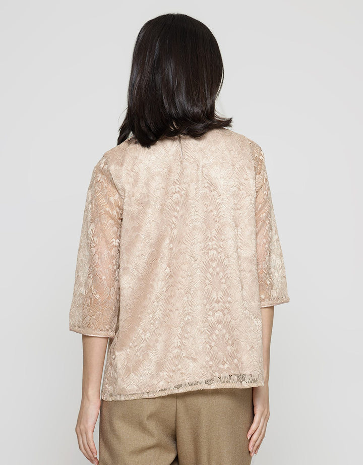 St. Yves Cheongsam Lace Blouse Wanita