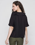 Connexion Short Sleeve Shirt Big Collar Round
