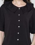 Connexion Short Sleeve Shirt Big Collar Round