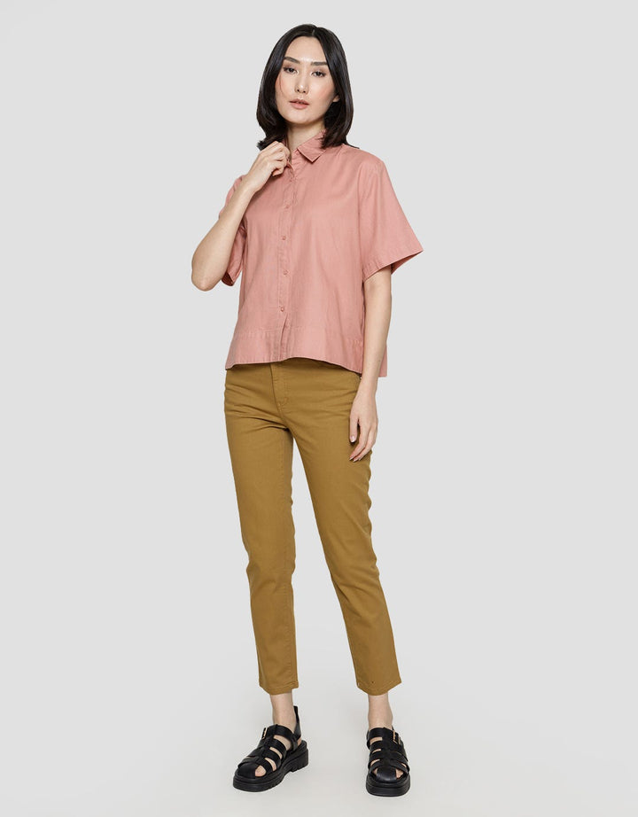Connexion Short Sleeve Shirt Boxy Wash