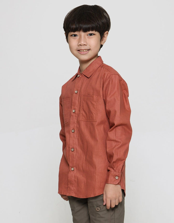Pingu Boys Basic Plain Shirt
