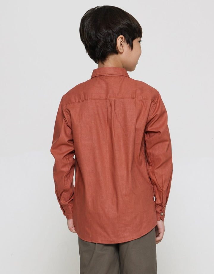 Pingu Boys Basic Plain Shirt