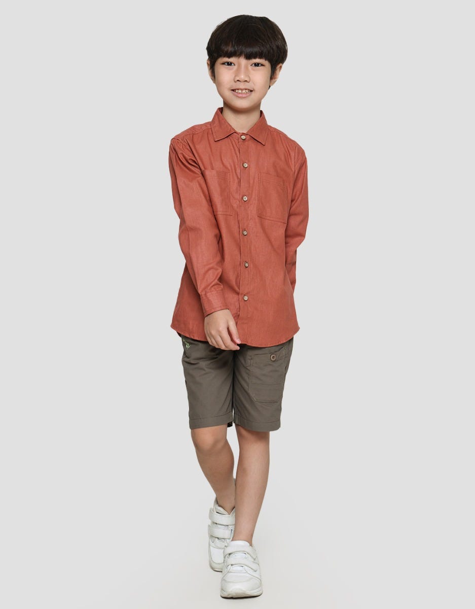Pingu Boys Basic Plain Shirt