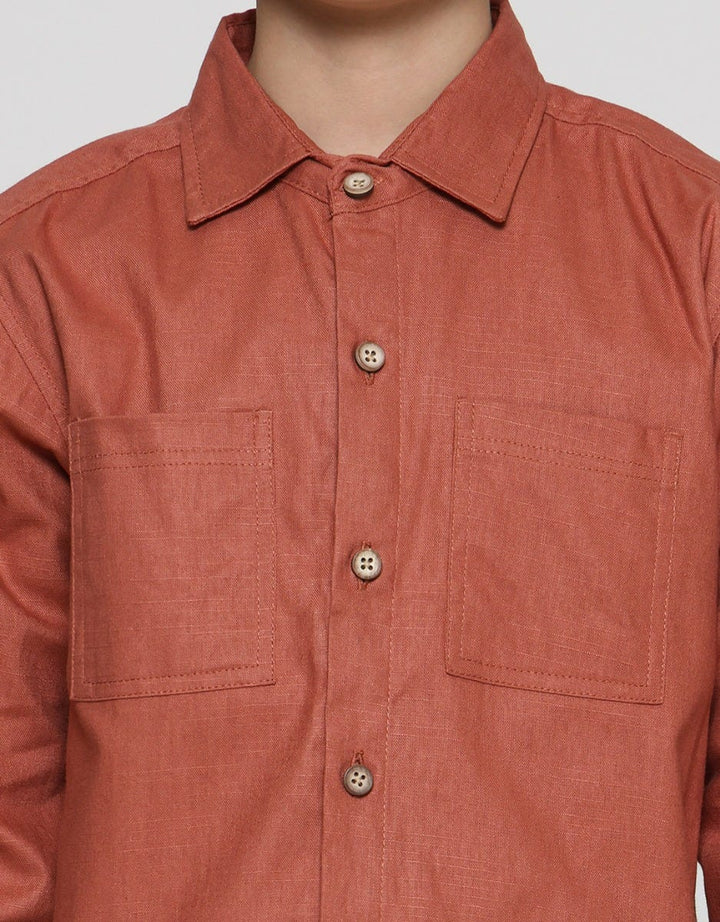 Pingu Boys Basic Plain Shirt