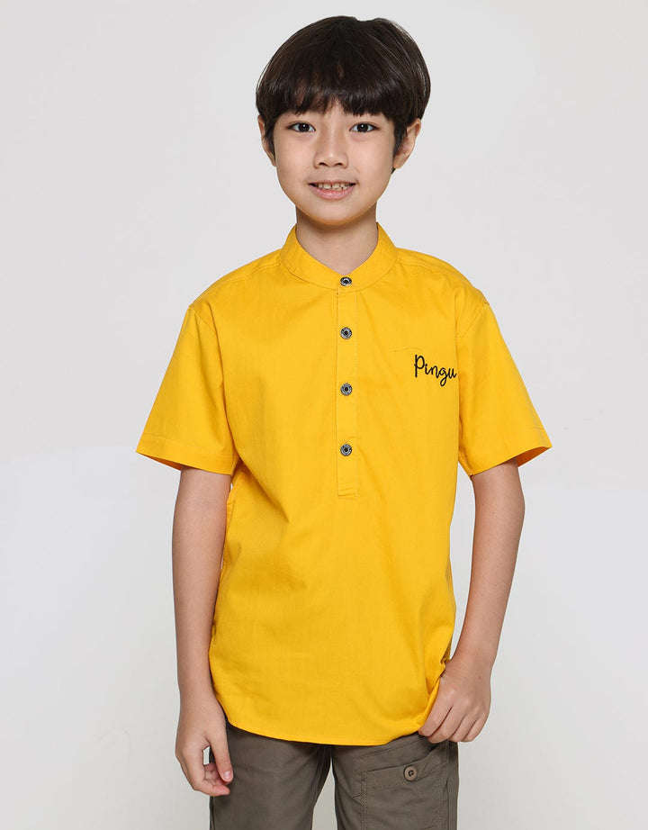 Pingu Logo Print Boys Shirt