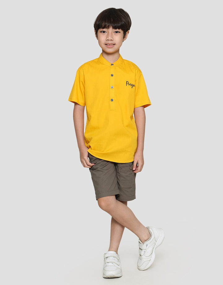 Pingu Logo Print Boys Shirt