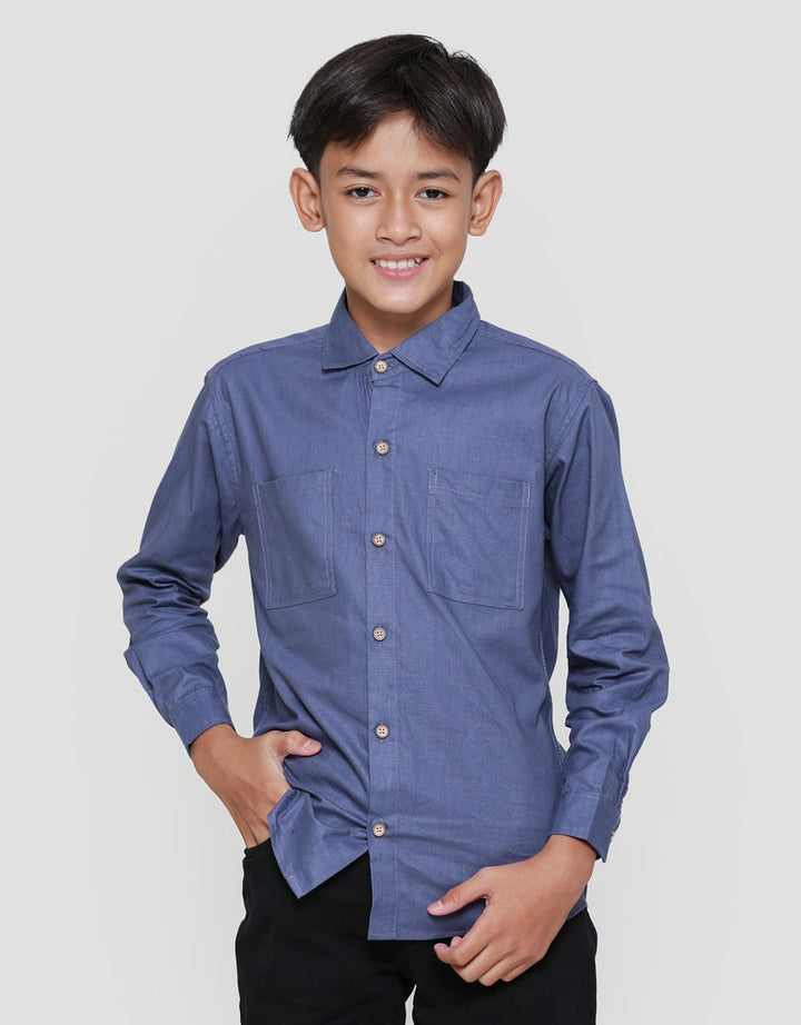 Pingu Boys Basic Plain Shirt