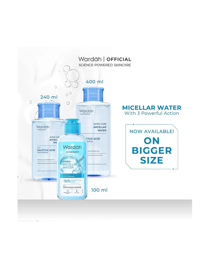 Wardah Acnederm Acne Care Micellar Water 100 ml