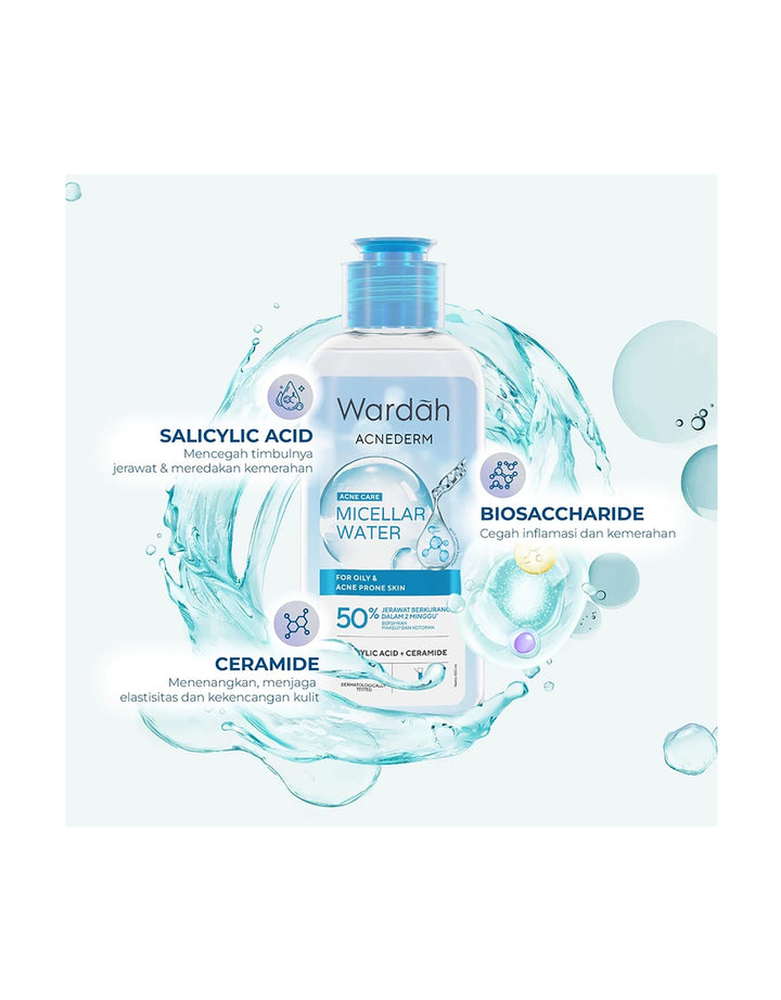 Wardah Acnederm Acne Care Micellar Water 100 ml