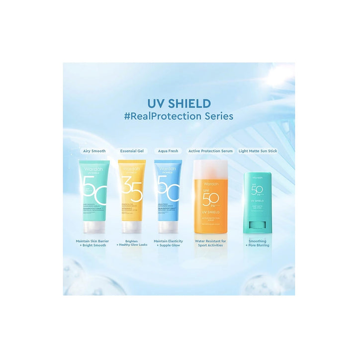 Wardah UV Shield Airy Smooth Sunscreen Serum SPF 50 PA++++ 25 ml