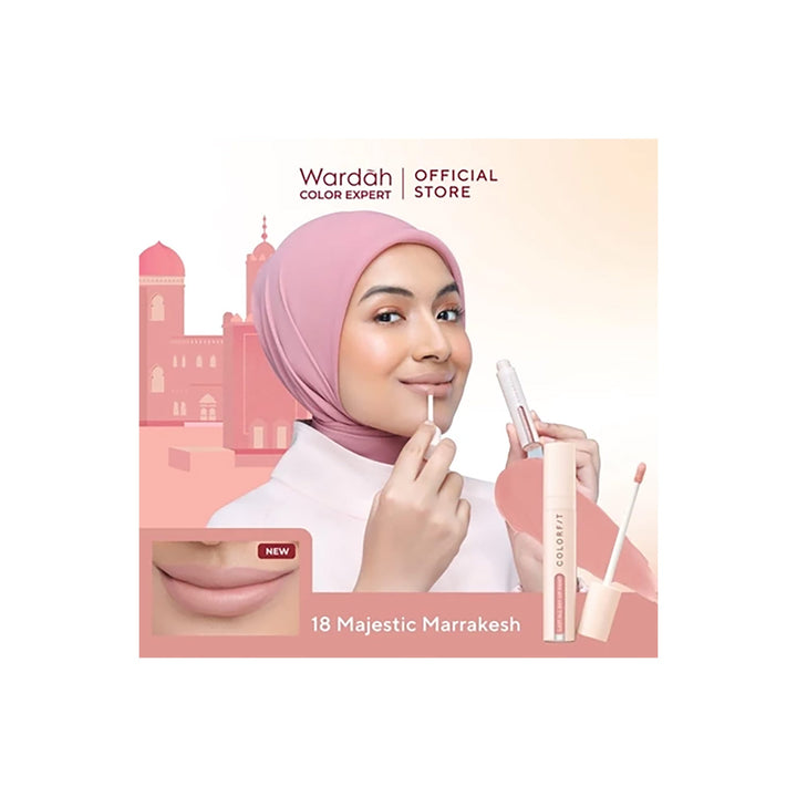 Wardah Colorfit Last All Day Lip Paint 18 Majestic Marrakesh 4,2 g (NEW)