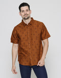 Details Print Deer Men's Short Shirt