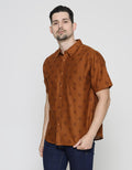 Details Print Deer Men's Short Shirt